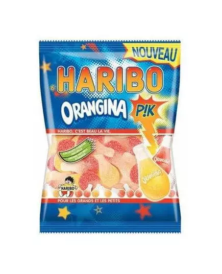 Sachet bonbons orangina pik Haribo - 120 g