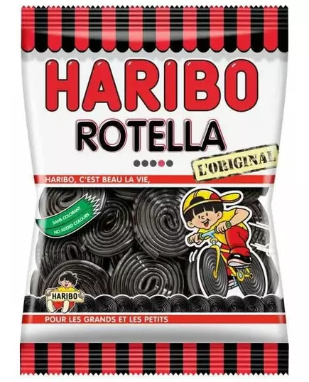 Sachet bonbons rotella Haribo - 120 g