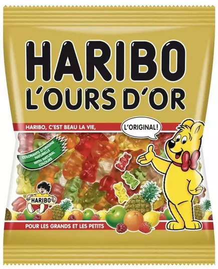 Sachet Bonbons Haribo L'ours d'Or - 120 g.