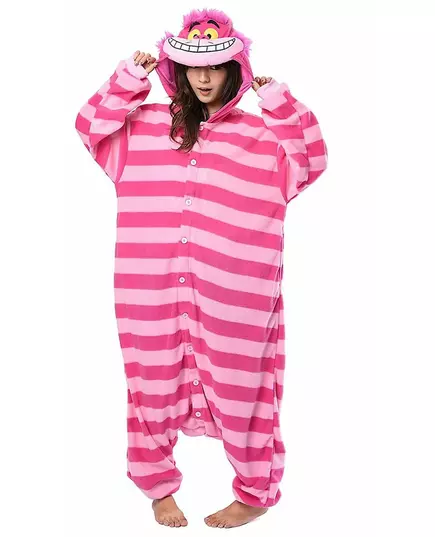 Cheshire Cat Alice in Wonderland™ Kigurumi™ pak voor volwassenen