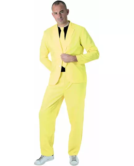 Fluo geel fashion kostuum voor volwassenen