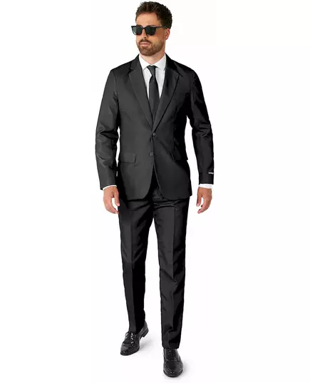 Mr. Solid zwart Suitmeister™ kostuum voor mannen, Maat: Small (EU 44–46)