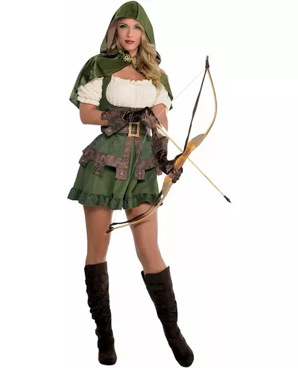 Déguisement archer sexy femme, Taille: Small