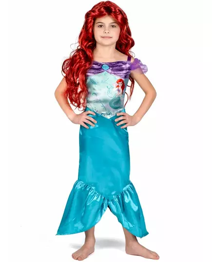 Déguisement Ariel la Petite Sirène™ basique fille, Taille: 7–8 ans (124–136 cm)