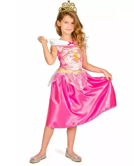 Déguisement Aurore La Belle au bois dormant™ basique fille, Taille: 7–8 ans (124–136 cm)