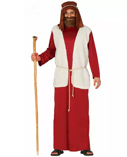 Déguisement berger rouge adulte, Taille: Medium (48–50)