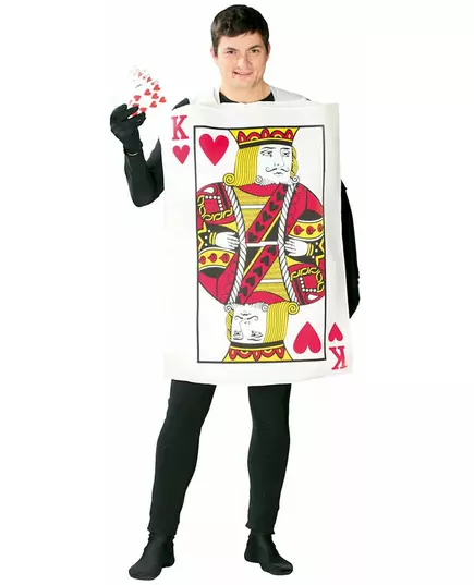 Déguisement carte roi de coeur homme