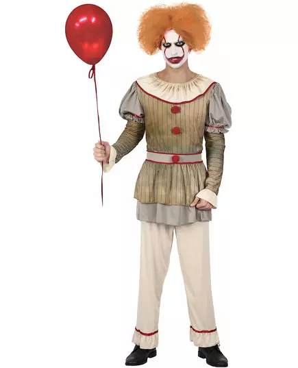Déguisement clown psycho homme, Taille: Medium