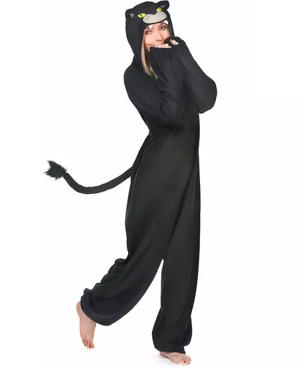 Déguisement combinaison panthère noire femme