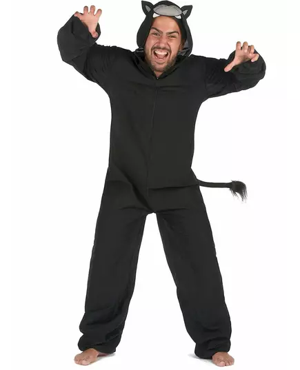 Déguisement combinaison panthère noire homme