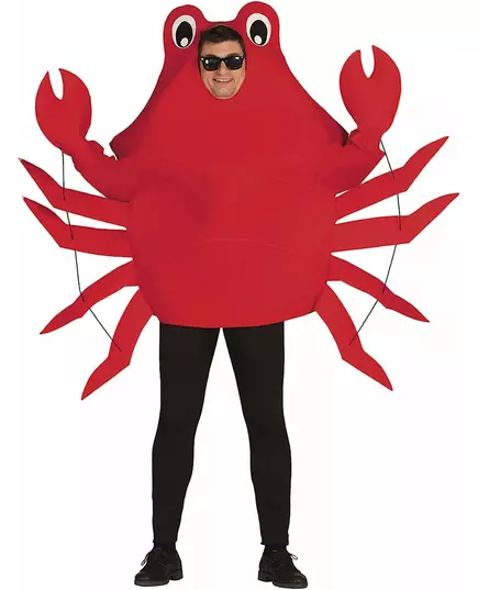costume de crabe rouge pour adulte