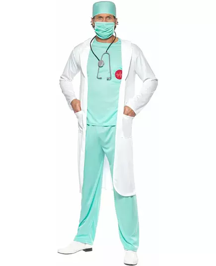 Déguisement docteur homme, Taille: Medium