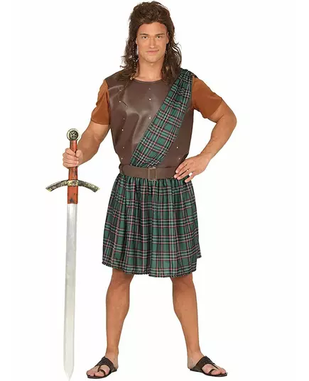 Groene Schotse outfit voor mannen, Maat: Medium (48–50)