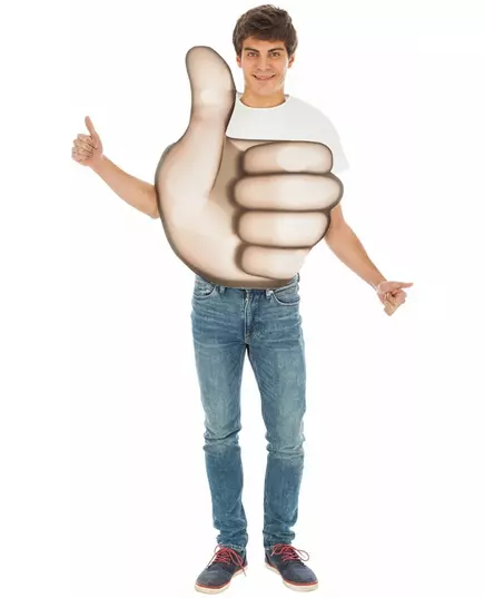 Déguisement Emoji pouce™ adulte