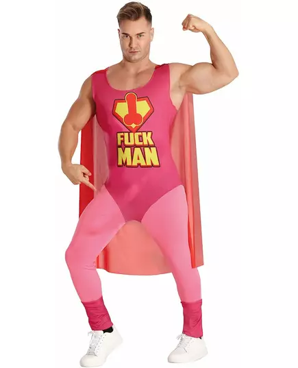 Déguisement Fuckman adulte, Taille: Medium (48–50)
