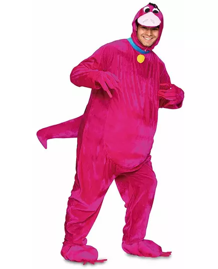 Leuk roze dinosauruskostuum voor volwassenen