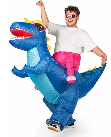 Dinosaurus kostuum voor volwassenen opblaasbaar