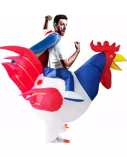 Déguisement gonflable coq adulte