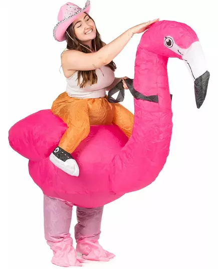 Déguisement gonflable flamingo adulte
