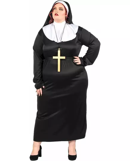 Déguisement grande taille bonne soeur femme