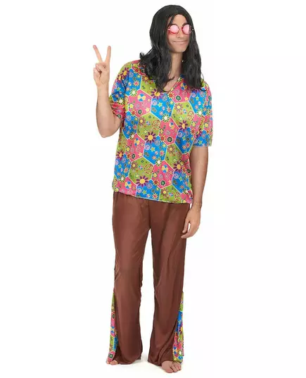 Déguisement hippie pantalon evasé homme