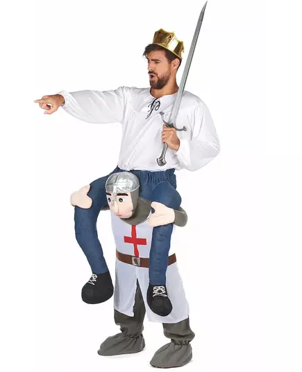 Déguisement à dos de chevalier adulte