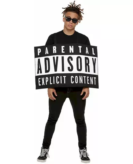 Humoristische vermomming Parental Advisory volwassene