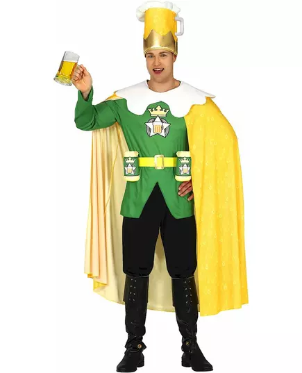 Bierkoning kostuum voor mannen, Maat: Large (52–54)