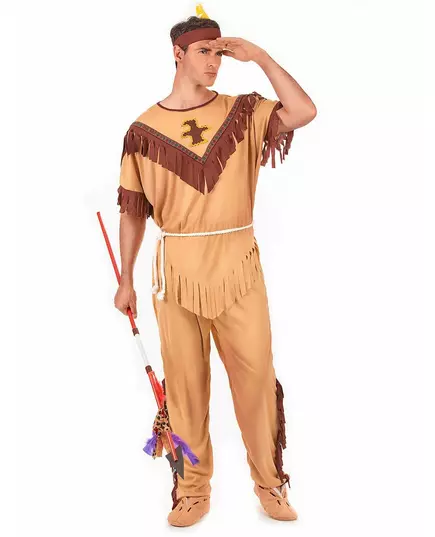 Déguisement indien bicolore homme