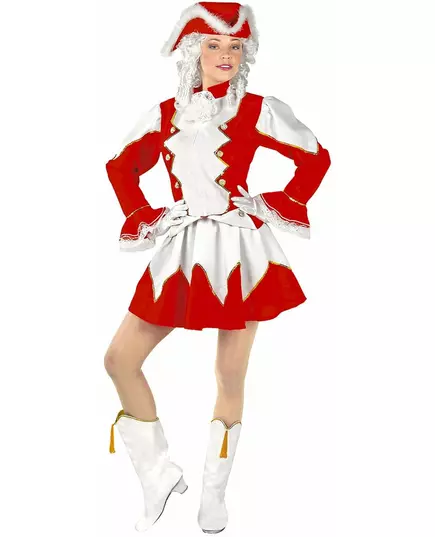 Déguisement majorette rouge femme