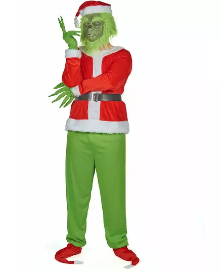 Groen Kerstmisbeest voor volwassenen, Maat: Medium/Large