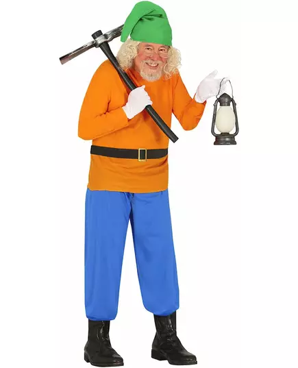 Déguisement nain de la mine adulte, Taille: Medium