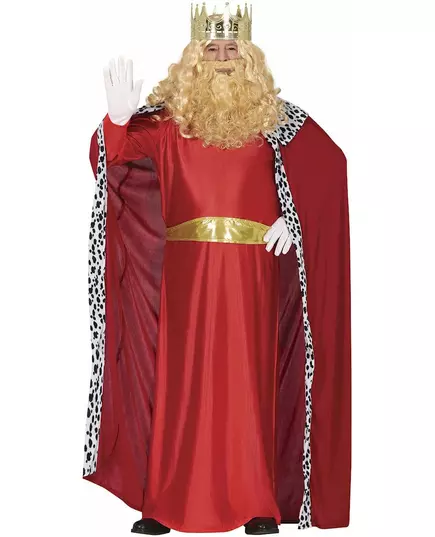 Déguisement roi mage rouge adulte