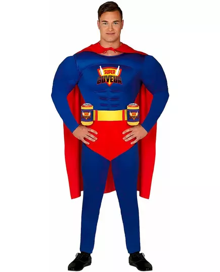 Déguisement Super Buveur adulte, Taille: Medium (48–50)