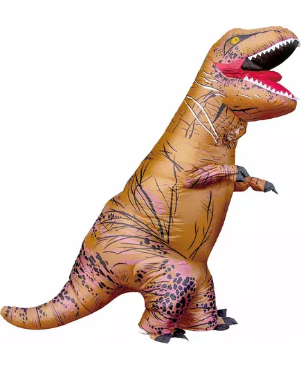Opblaasbare T-rex kostuum voor volwassenen