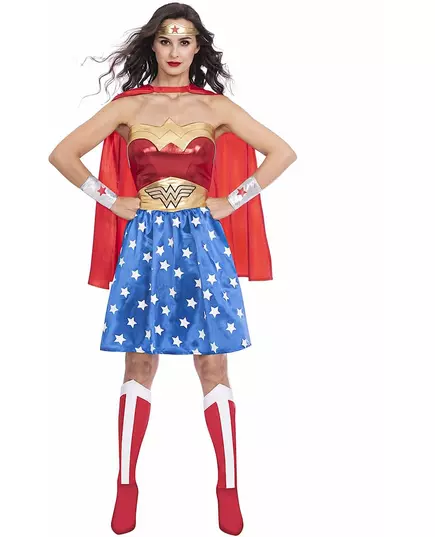 Klassiek Wonder Woman™ dameskostuum, Maat: Small