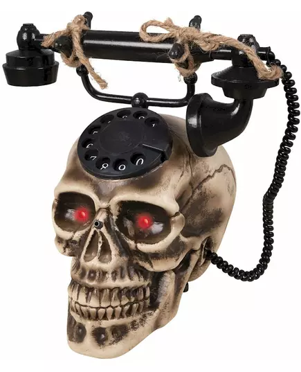 Téléphone tête de mort 22 x 25 cm