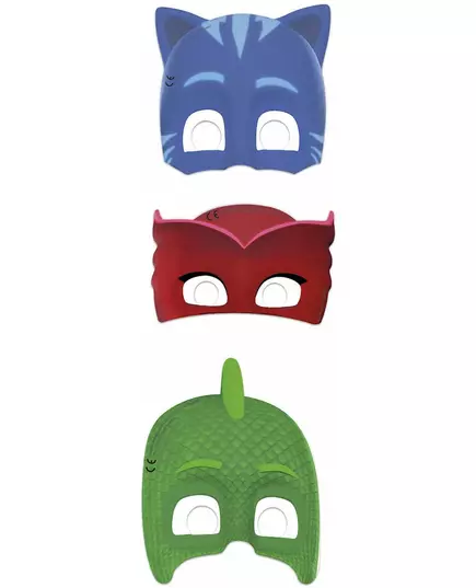 6 kartonnen PJ Masks™ maskers