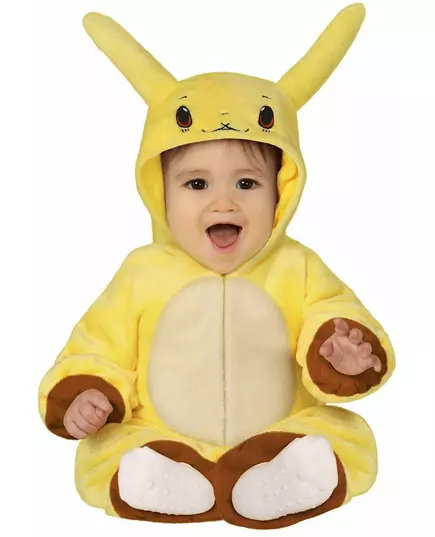 Déguisement bonhomme jaune électrique bébé, Taille: 12–18 mois (82–88 cm)