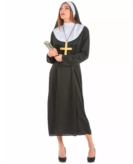 Déguisement bonne soeur femme, Taille: Large