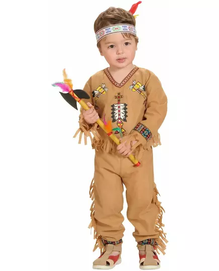 Déguisement indien à franges et motifs garçon, Taille: 1–2 ans (90 cm)