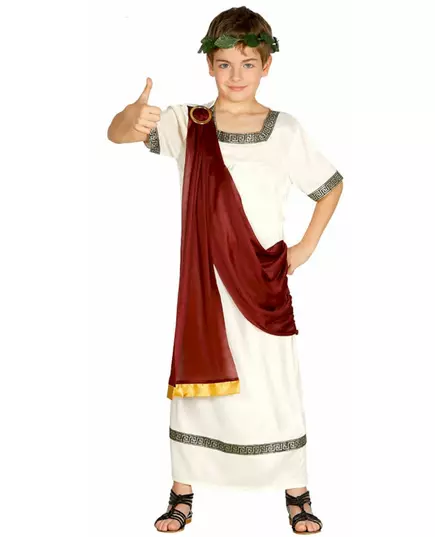 Déguisement empereur romain garçon, Taille: 9 ans (125–135 cm)