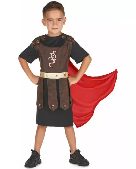 Stoere gladiator strijder outfit voor kinderen, Maat: 5–6 jaar (S)