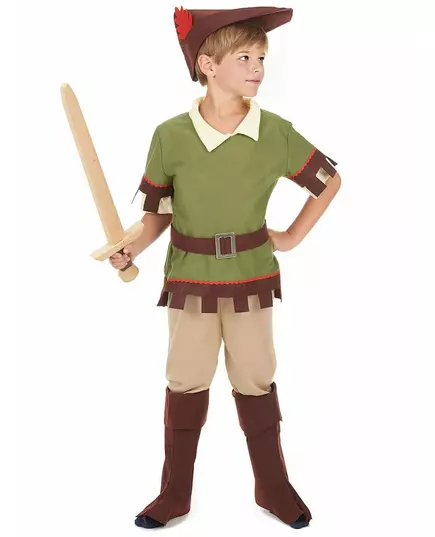 Robin pak voor jongens, Maat: 4–6 jaar (110–120 cm)