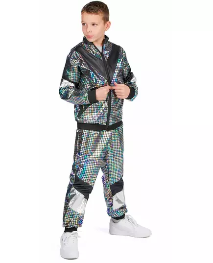 Déguisement jogging disco années 80 adolescent, Taille: 11–13 ans (158 cm)