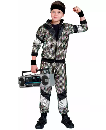 80s disco joggingkostuum voor kinderen