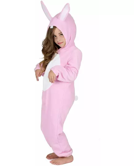Déguisement Lapin Rose Enfant, Taille: 3–4 ans (XS)