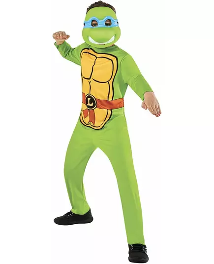 Leonardo de Ninja Turtle™ verkleedkleding voor kinderen, Maat: 5–6 jaar (110 tot 116 cm)