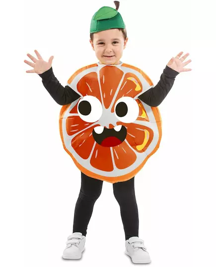 Déguisement petite orange enfant, Taille: 3–6 ans (98–116 cm)