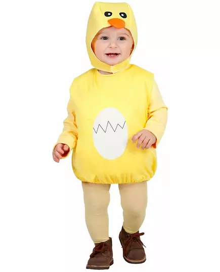Déguisement poussin jaune bébé